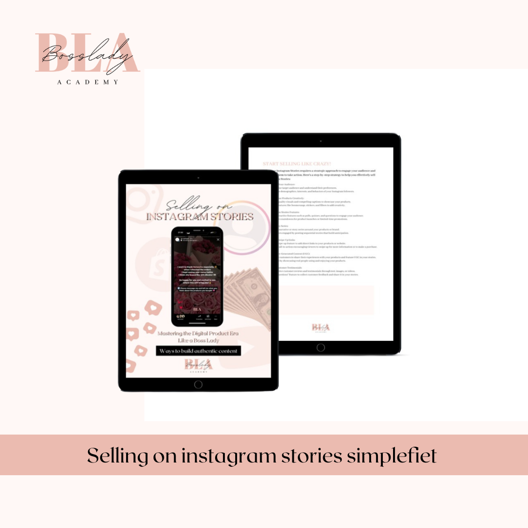 Selling on instagram stories