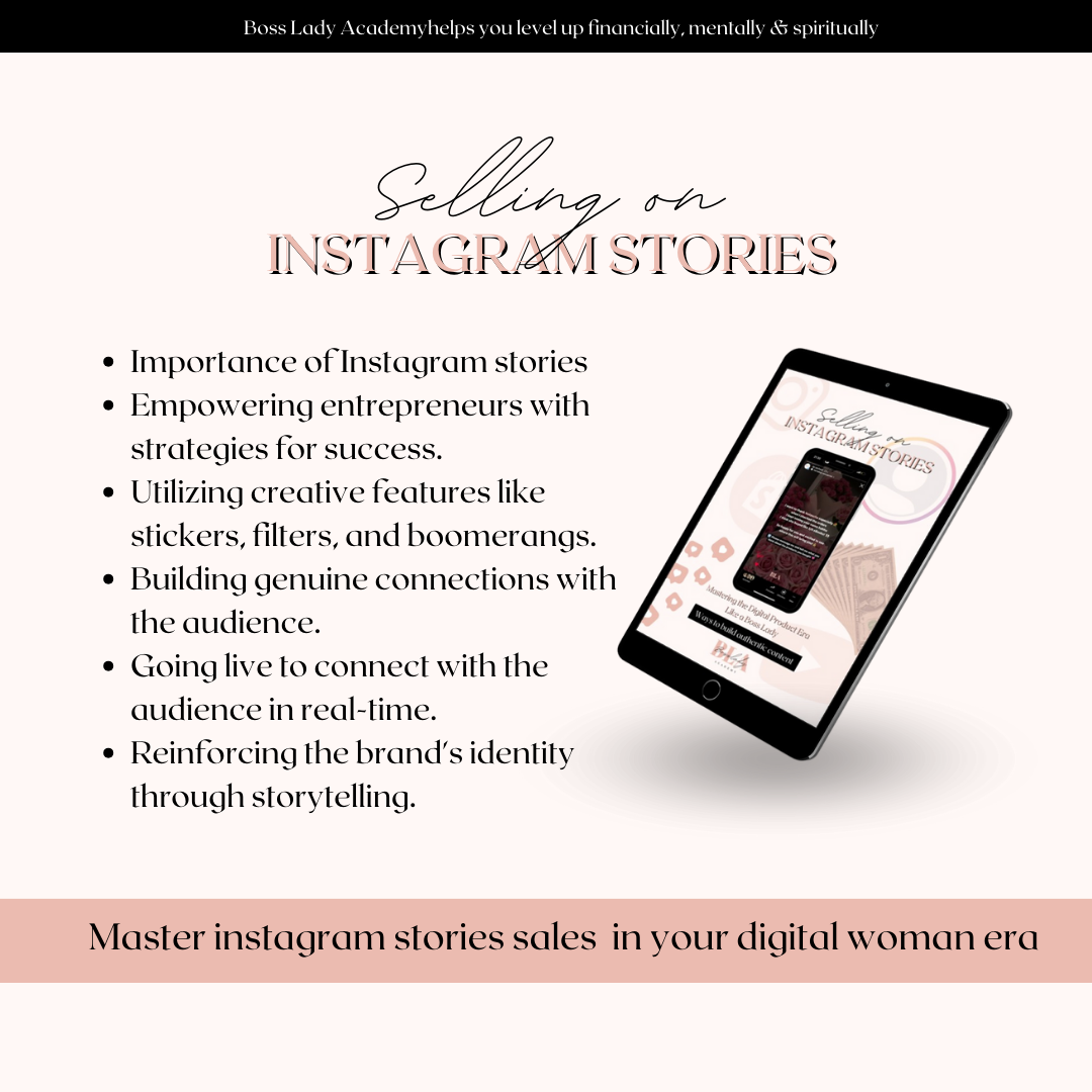 Selling on instagram stories