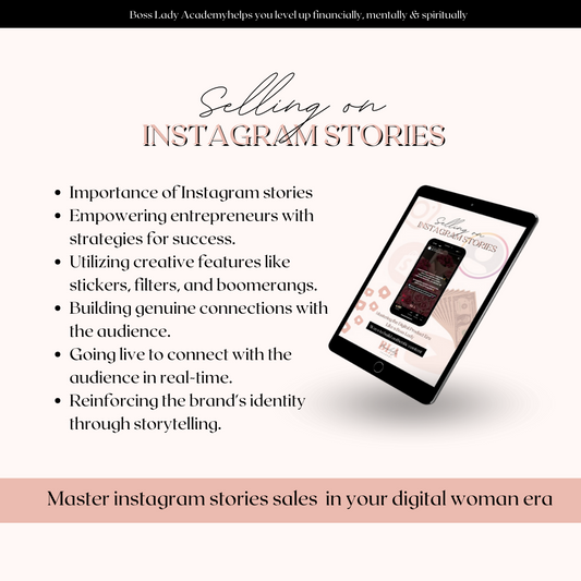 Selling on instagram stories