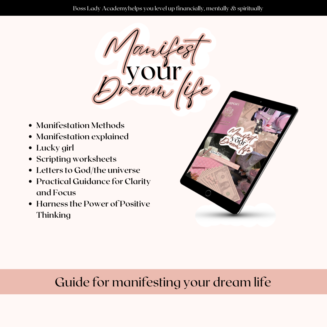 Manifest your dream life DFY