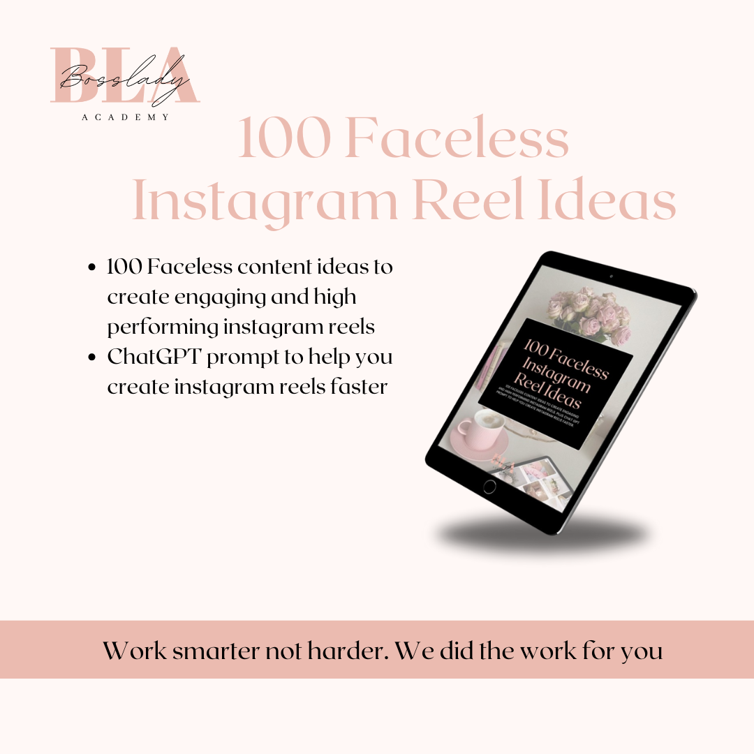 100 faceless reel ideas