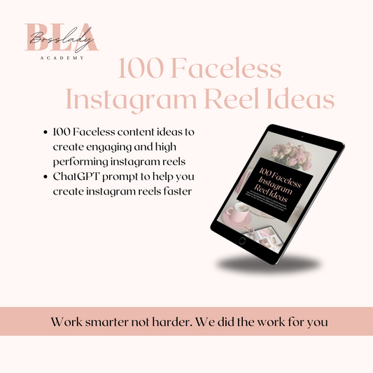 100 faceless reel ideas