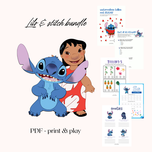 Lilo & stitch printable bundle